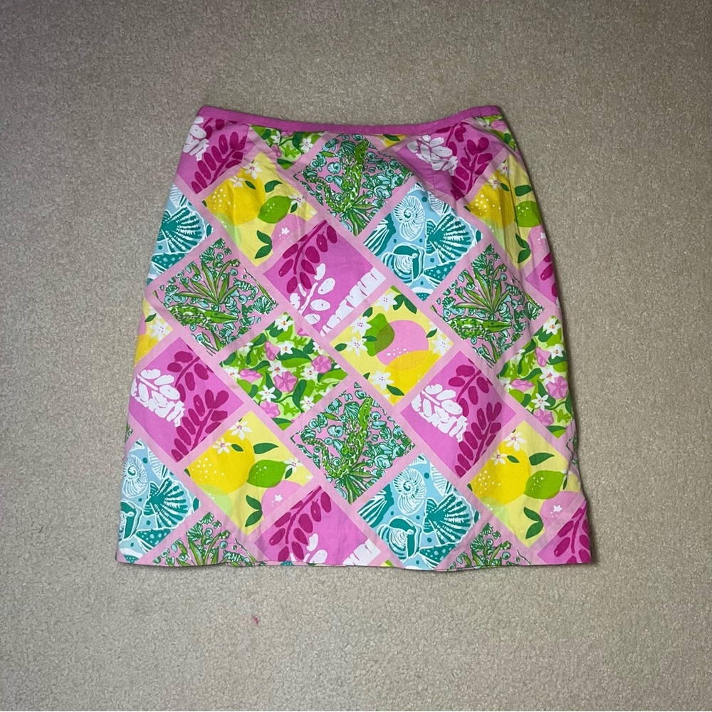 Vintage White Label Lilly Pulitzer Skirt